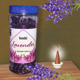 God Gift  Lavender Dhoop Cones 400g – Jar Pack